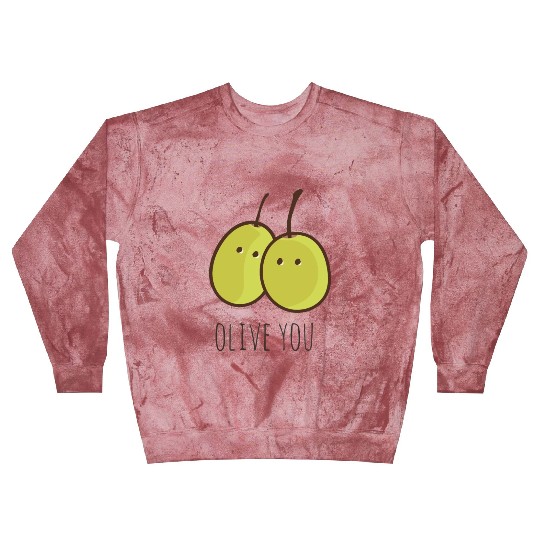 I Love You (Olive You) cute Blast Sweatshirts