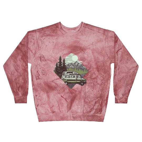 Camping Mountains Wilderness Blast Sweatshirts