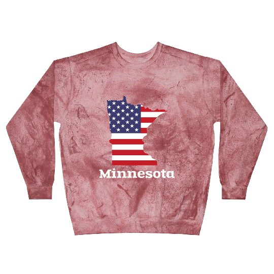 US Minnesota Map Design for proud Minnesotans Blast Sweatshirts