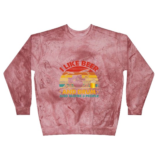 Halloween Vintage Retro I Like Beer And Drum And Blast Sweatshirts