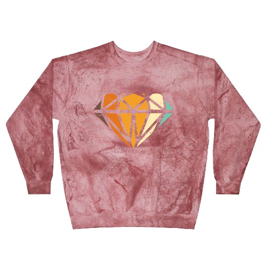 Vintage Diamond Gemstone Jewelry Jeweler Coral Blast Sweatshirts