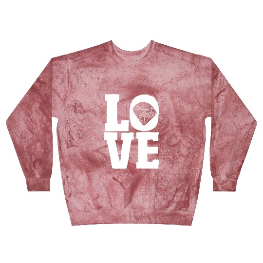 Jewelry Love Diamond Stone Jewellery Gemstone Blast Sweatshirts