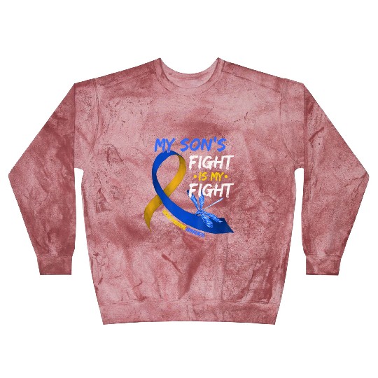 My Son s Fight Is My Fight Down Syndrome Awareness Blast Sweatshirts