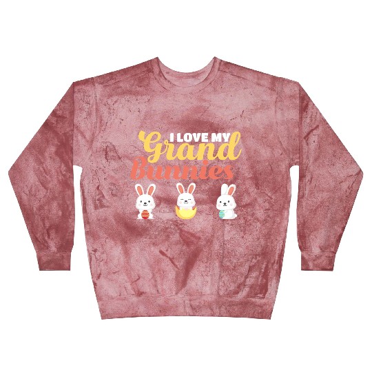 I Love My GrandBunnies Grandma Grandkids Easter T Blast Sweatshirts