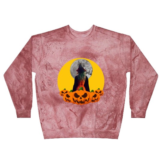 Halloween Scary Evil Pumpkin Funny Pumpkin Head Blast Sweatshirts