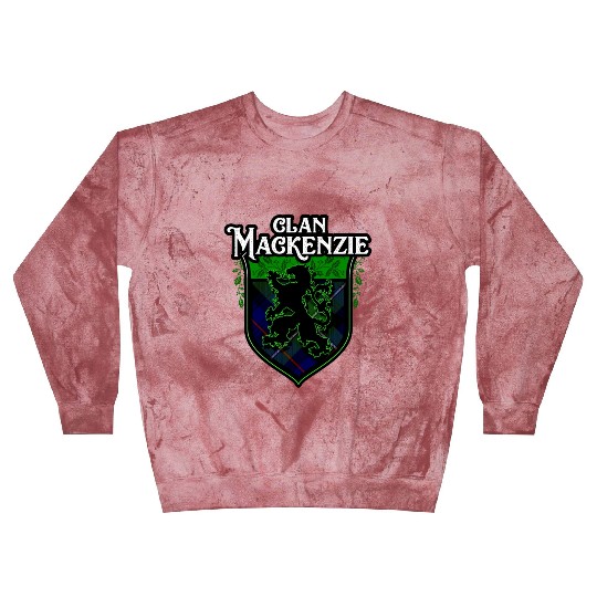 Clan MacKenzie Scottish Tartan Rampant Lion Celtic Blast Sweatshirts