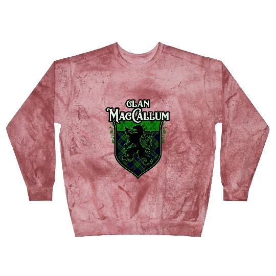 Clan MacCallum Scottish Tartan Rampant Lion Celtic Blast Sweatshirts