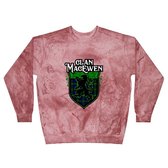 Clan MacEwen Scottish Tartan Rampant Lion Celtic Blast Sweatshirts