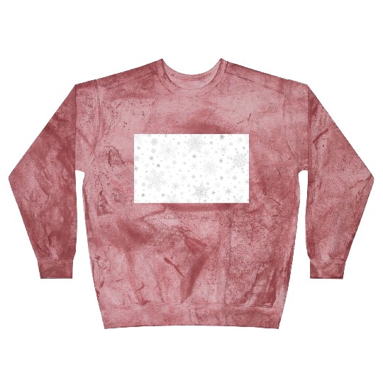 Christmas Snowflakes Pattern Grey White Blast Sweatshirts