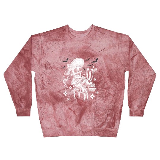Mariachi Skeleton Halloween Vintage guitar Blast Sweatshirts