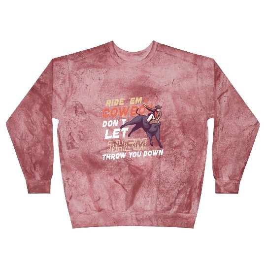 Rodeo Bull Riding Livestock Show Farmer Cattle Blast Sweatshirts