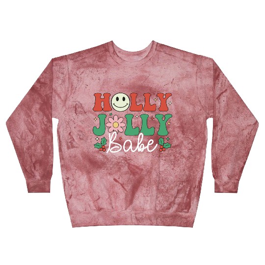 Holly Jolly Babe Blast Sweatshirts