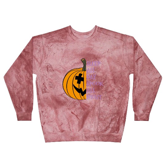 Sleep hall day spook all Halloween night Blast Sweatshirts