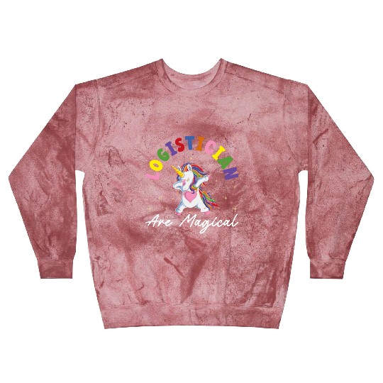 Logistician Are Magical Logistics Unicorn Lover Blast Sweatshirts