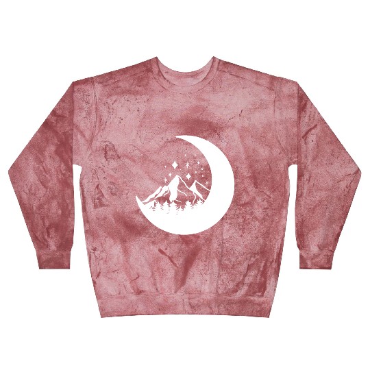 Mountains in the moon Full moon Blast Sweatshirts
