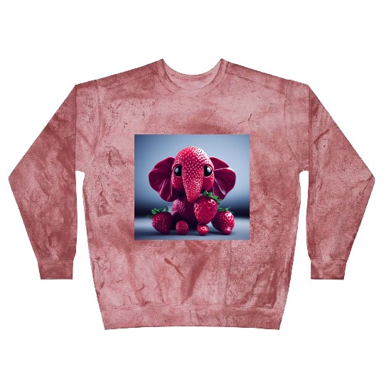 Strawberry Elephant Blast Sweatshirts