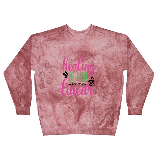 Healing-is-not-linear Mental Health Matter Blast Sweatshirts