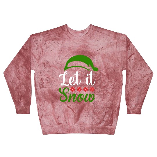 Let it snow Funny Christmas Blast Sweatshirts