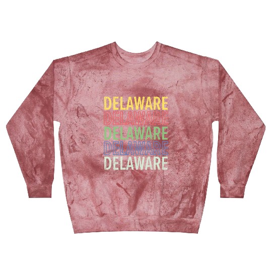 Delaware State USA America United States Blast Sweatshirts