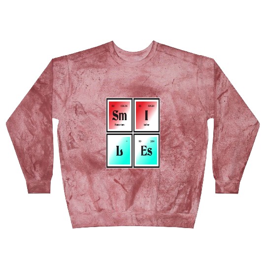 Smiles | Periodic Table of Elements Blast Sweatshirts
