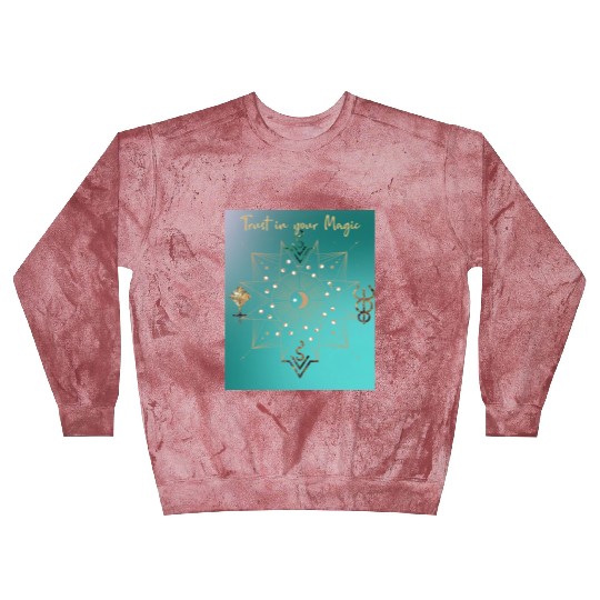 Celestial Trust in your Magic Emerald Blast Sweatshirts