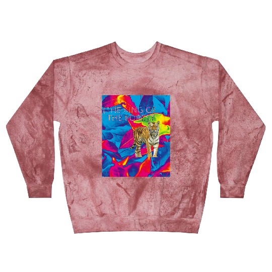 TIGER THE KING OF THE FLOREST Blast Sweatshirts