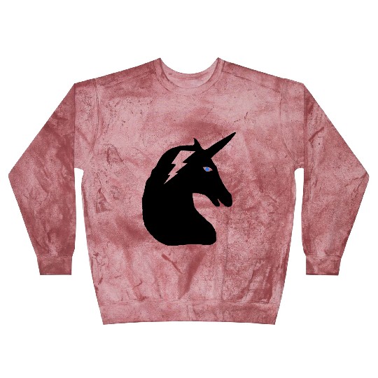 Unicorn Head Lightning bolt Blast Sweatshirts