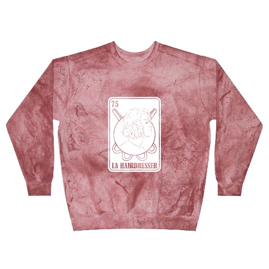 Hairdresser Hairstylist Card Blast Sweatshirts