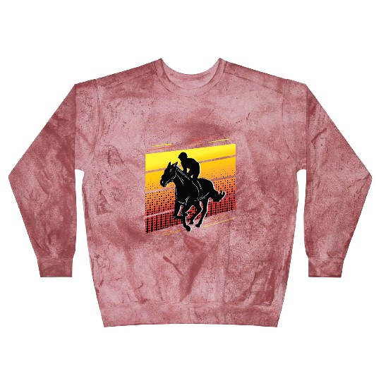 Horse Racing Competition Rancher Gift Blast Sweatshirts