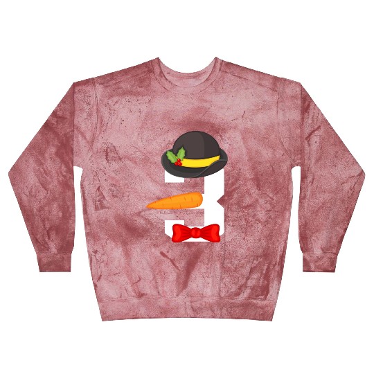 Number 3 Snowman Christmas For 3 Year Old Kids Blast Sweatshirts