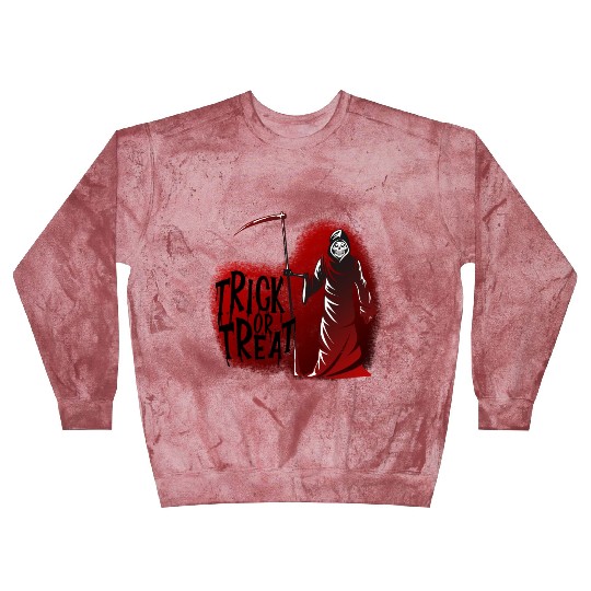 Grim Reaper Trick or Treat Blast Sweatshirts