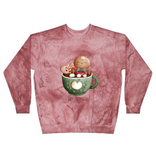 Christmas Gingerbread Graphic Blast Sweatshirts