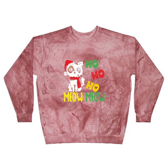 Cat Whisperer Christmas Day Cat Lover Kitty Meow Blast Sweatshirts