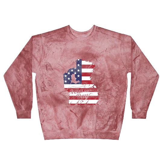Patriotic Salute US Flag For Veterans Day Blast Sweatshirts