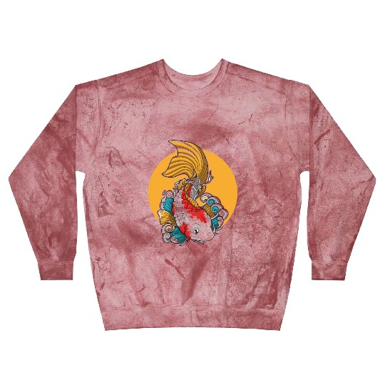 Japanese Koi Fish Blast Sweatshirts