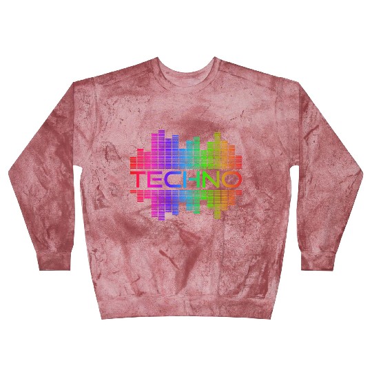 Techno Music Rainbow Spectrum Hard Dark Acid Blast Sweatshirts