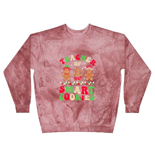 Teacher Of Smart Cookies Gingerbread Crew Blast Sweatshirts