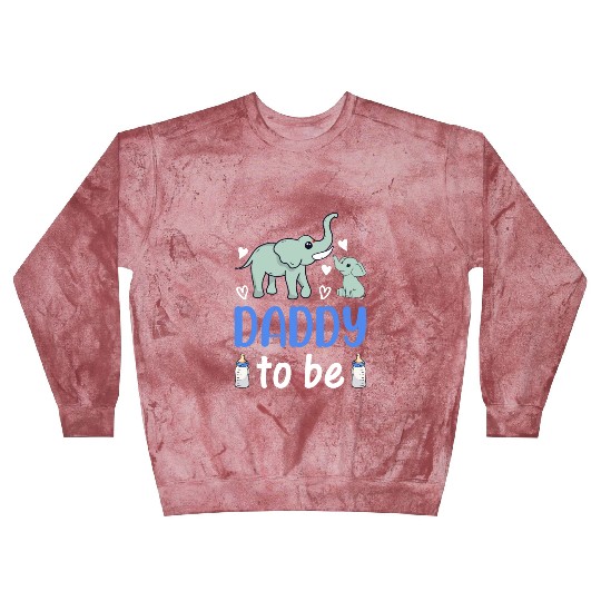 New Daddy Paternity New Dad - Elephant Daddy To Be Blast Sweatshirts