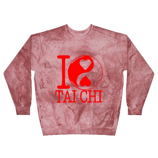 I Love Tai Chi ©WhiteTigerLLC.Com Blast Sweatshirts