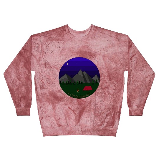 I love camping Blast Sweatshirts