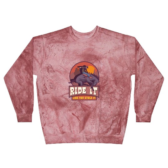 Rodeo Bull Riding Livestock Show Farmer Cattle Blast Sweatshirts