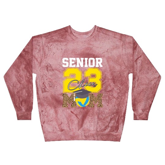 Cheer Mom Senior Class Of 2023 Volleyball Fan Gift Blast Sweatshirts