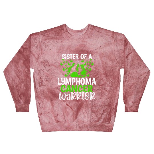 Lymphoma Cancer Awareness Sister Twins Sibling Blast Sweatshirts