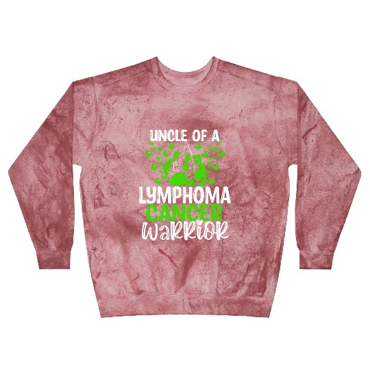 Lymphoma Cancer Awareness Uncle Nephew Niece Blast Sweatshirts