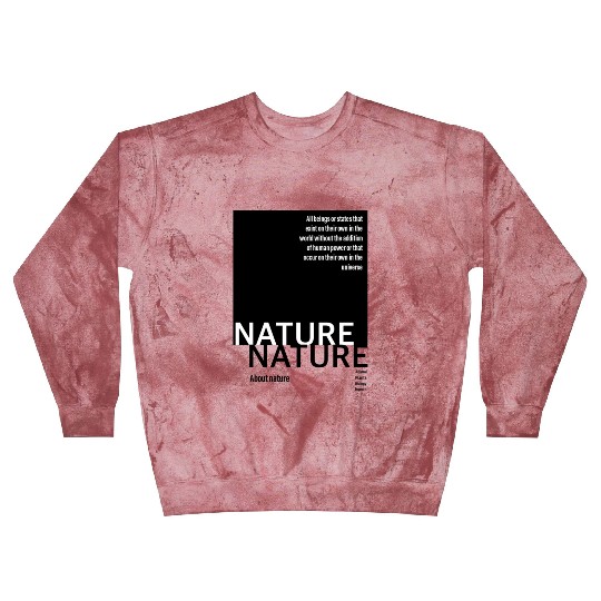 About nature black Blast Sweatshirts