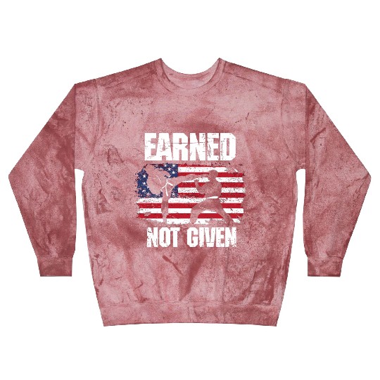 Earned Not Given! Karate Fighter Martial Arts Blast Sweatshirts