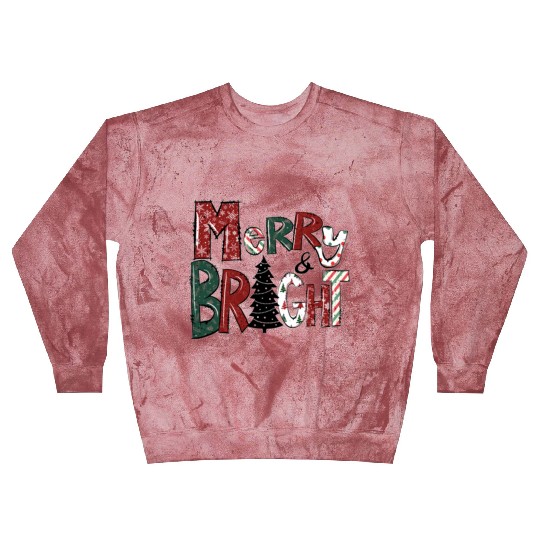 Merry And Bright Blast Sweatshirts | Merry Christmas 2022