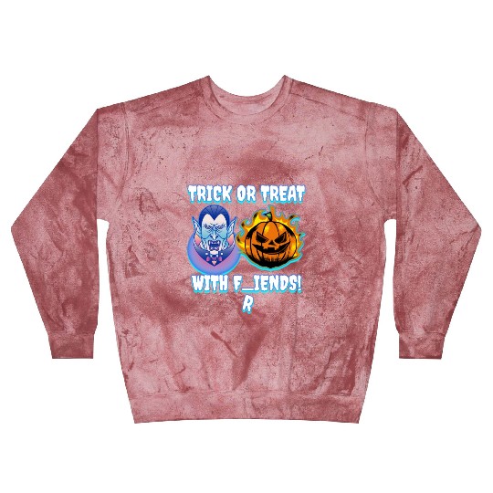 Trick or Treat with F(r)iends! Vampire & Pumpkin W Blast Sweatshirts