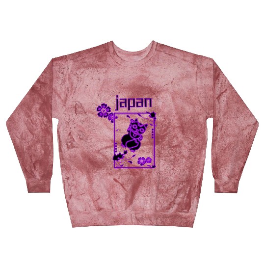 Japan Neon lucky Cat Blast Sweatshirts