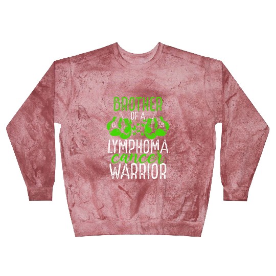 Brother Lymphoma Cancer Awareness Sibling Twin Blast Sweatshirts